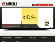 Tablet Screenshot of nikki.co.za